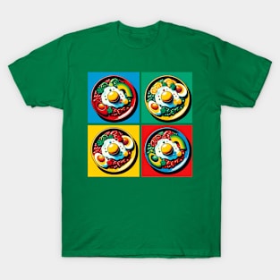 Vibrant Pop Huevos Rancheros Art - Mexican Cuisine T-Shirt